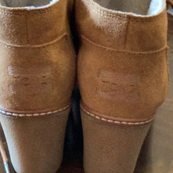 Toms Kala Desert Suede Wedges - Picture 2 of 5